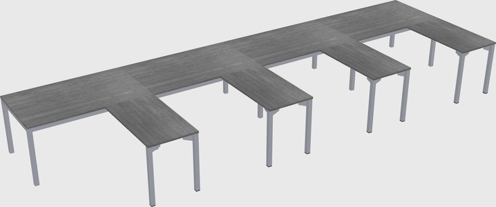 L-shaped desk