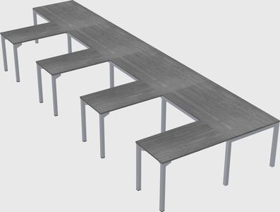 L-shaped desk