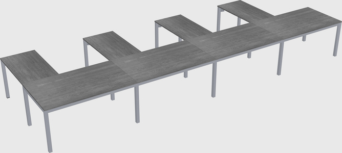 L-shaped desk