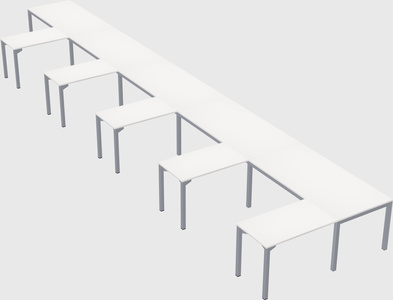 L-shaped desk