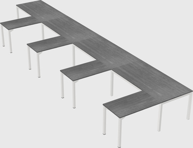 L-shaped desk