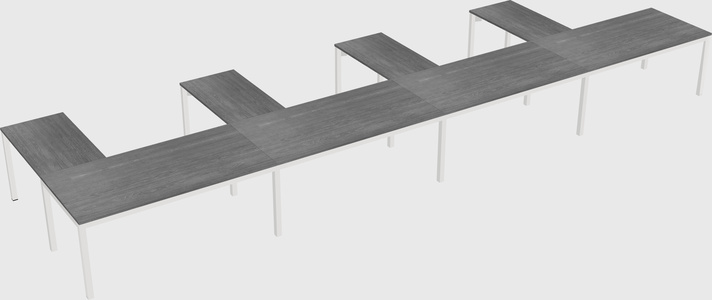 L-shaped desk