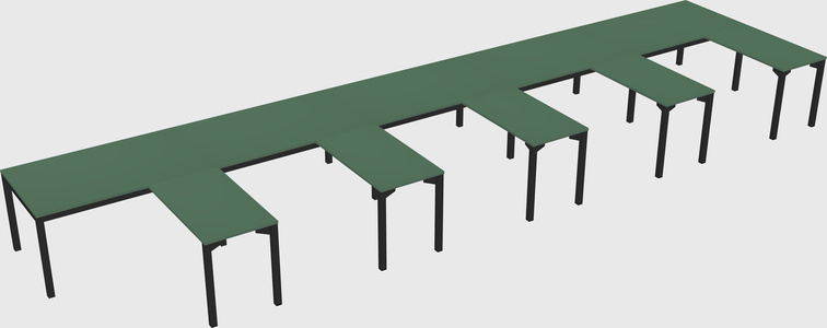 L-shaped desk