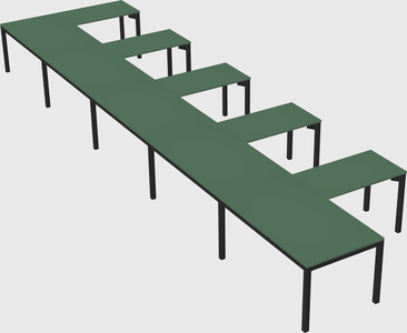 L-shaped desk