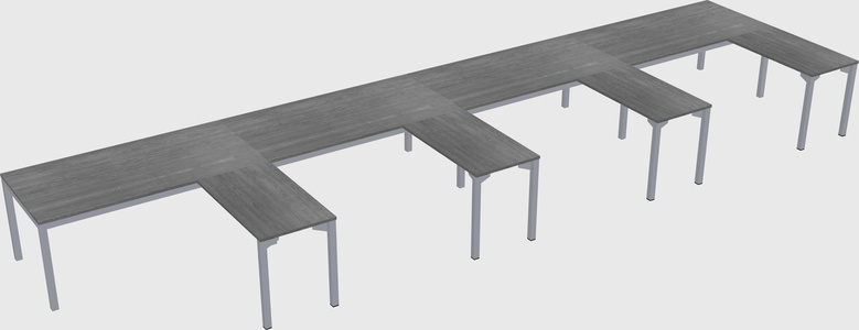 L-shaped desk