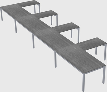 L-shaped desk
