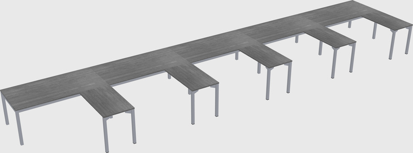 L-shaped desk