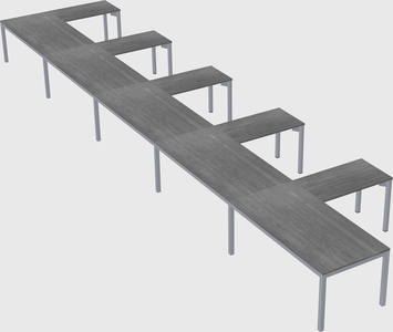 L-shaped desk