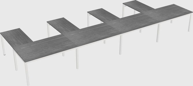 L-shaped desk