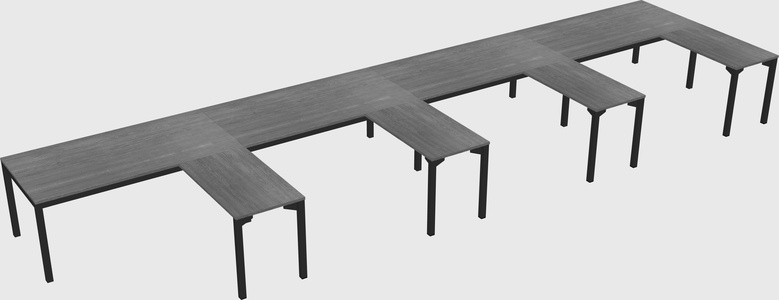 L-shaped desk