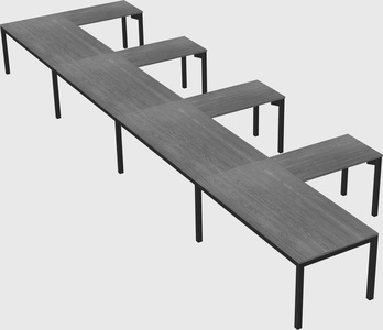 L-shaped desk