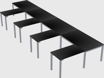 L-shaped desk