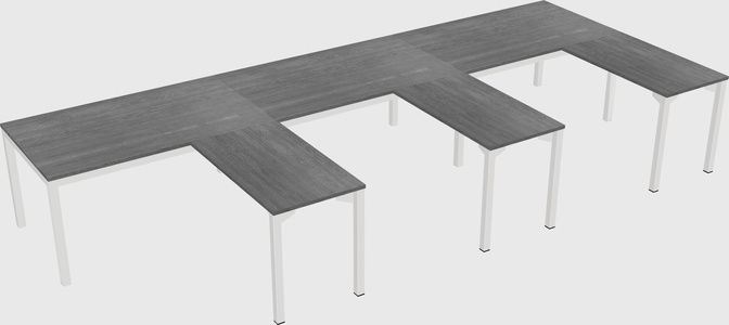 L-shaped desk