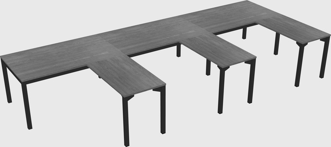 L-shaped desk