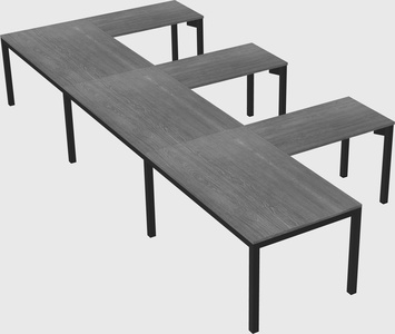 L-shaped desk