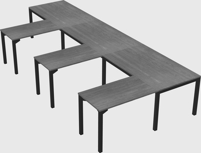 L-shaped desk