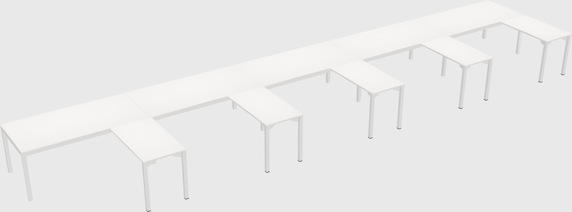 L-shaped desk