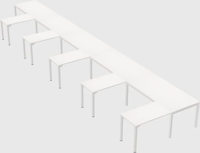 L-shaped desk
