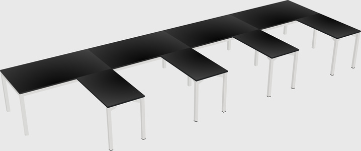 L-shaped desk