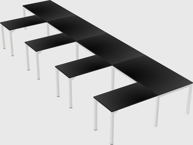 L-shaped desk
