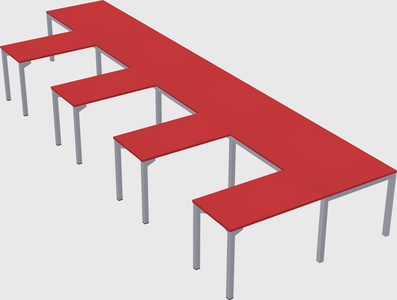 L-shaped desk