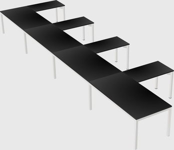 L-shaped desk