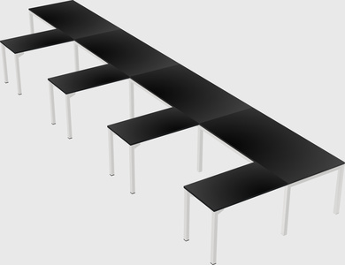 L-shaped desk