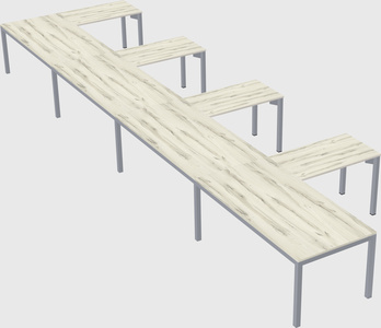 L-shaped desk