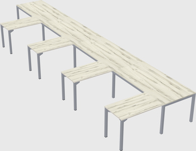 L-shaped desk
