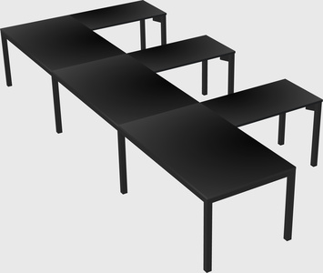 L-shaped desk