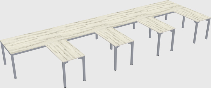 L-shaped desk