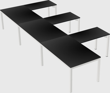 L-shaped desk