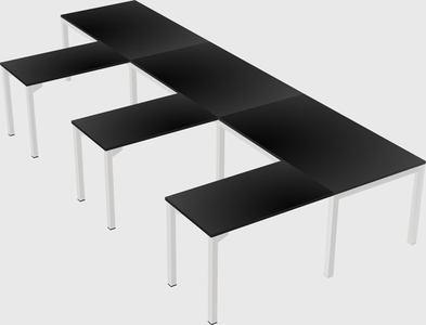 L-shaped desk