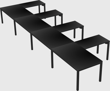 L-shaped desk