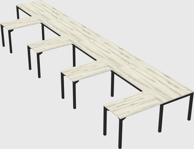 L-shaped desk