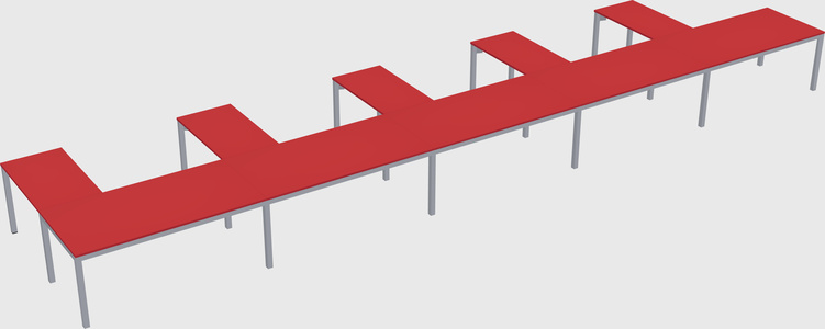 L-shaped desk