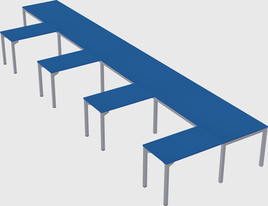 L-shaped desk