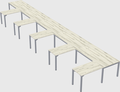 L-shaped desk