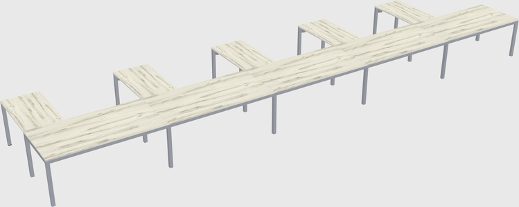 L-shaped desk