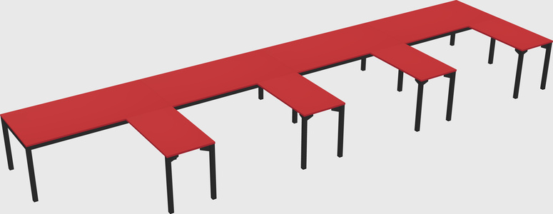 L-shaped desk