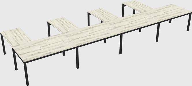 L-shaped desk