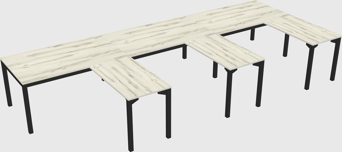 L-shaped desk