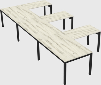 L-shaped desk