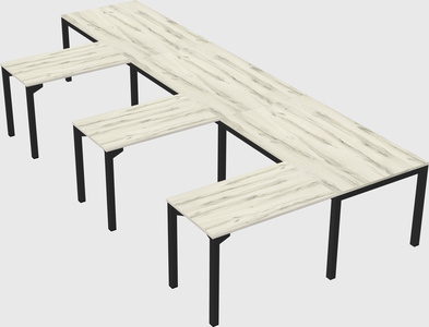 L-shaped desk