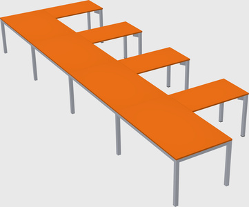 L-shaped desk