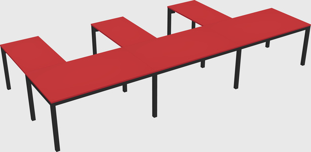 L-shaped desk
