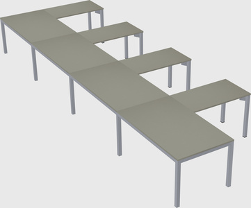 L-shaped desk