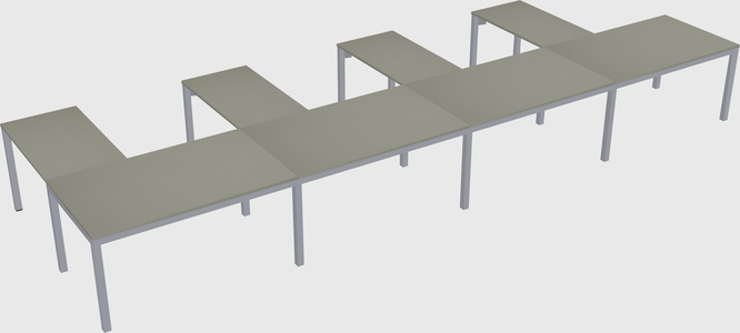 L-shaped desk