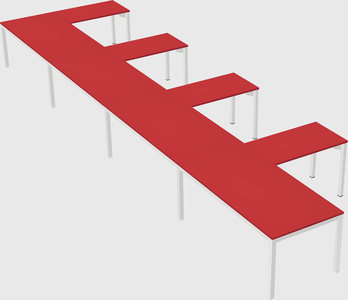 L-shaped desk