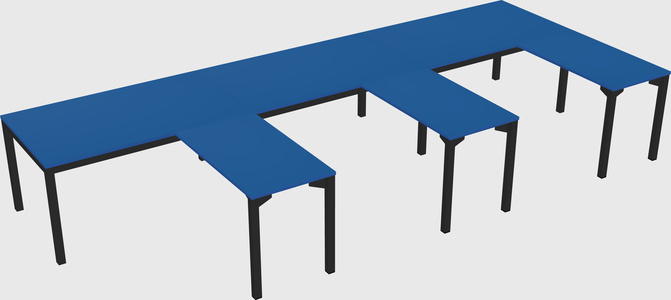L-shaped desk